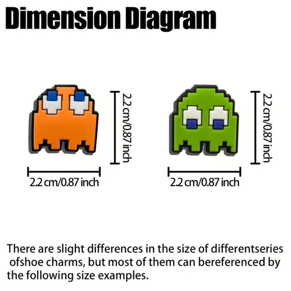 ‼️$7‼️ 12pcs Cute PVC Shoe Charms for Video Game Fans 🎮 - Picture 2 of 6